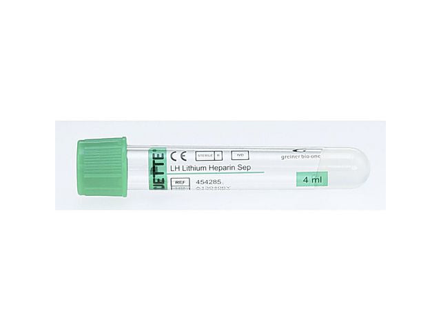 VACUETTE Mintgrön Li-Hep Gel5/3,5ml50/fp